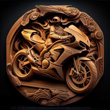 3D модель Ducati 848 EVO (STL)